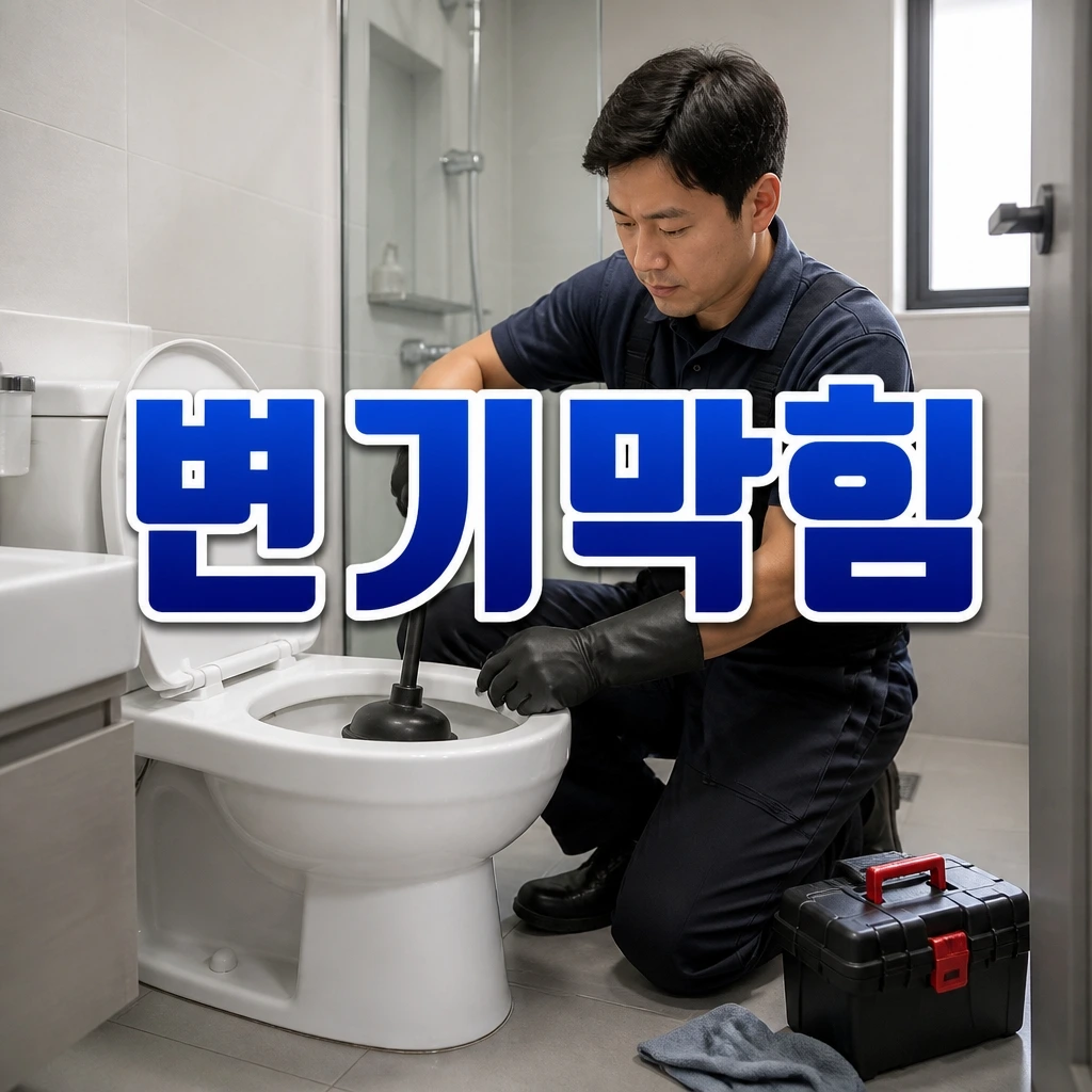 대전광역시 누수수리업체 - 변기막힘 관련 상담 안내 이미지