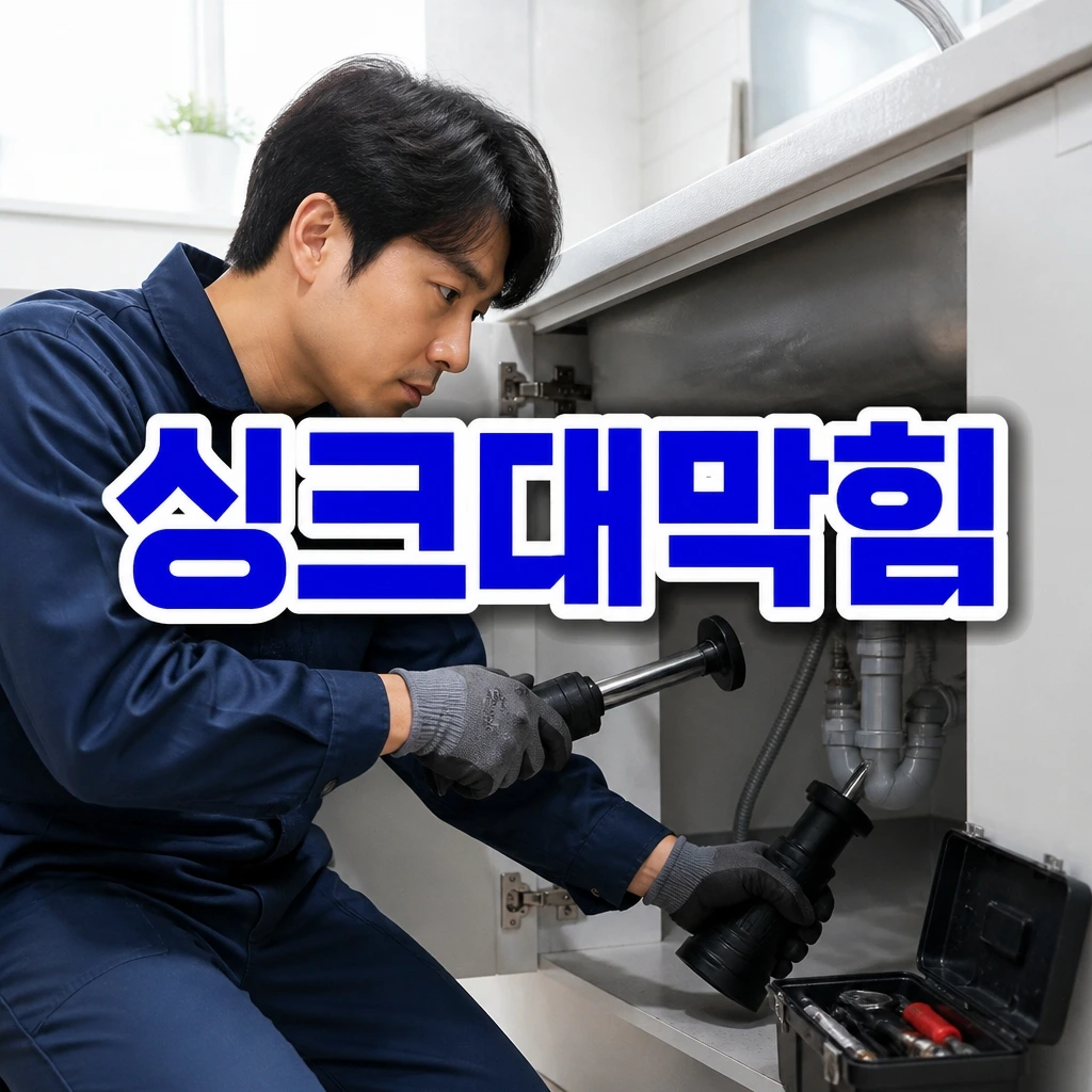 부산광역시 누수수리업체 - 싱크대막힘 관련 상담 안내 이미지